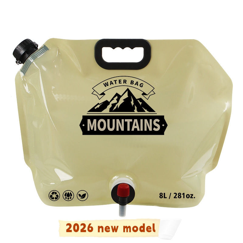 Outdoor Camping Water Jug - 8L draagbare waterzak, opvouwbare emmer, watercontainer,