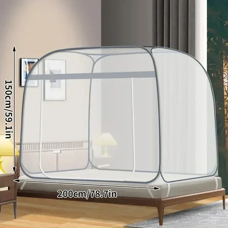 Outdoor Yurt Camping - Mongoolse Yurt Klamboe Installatie Gratis Vierkante