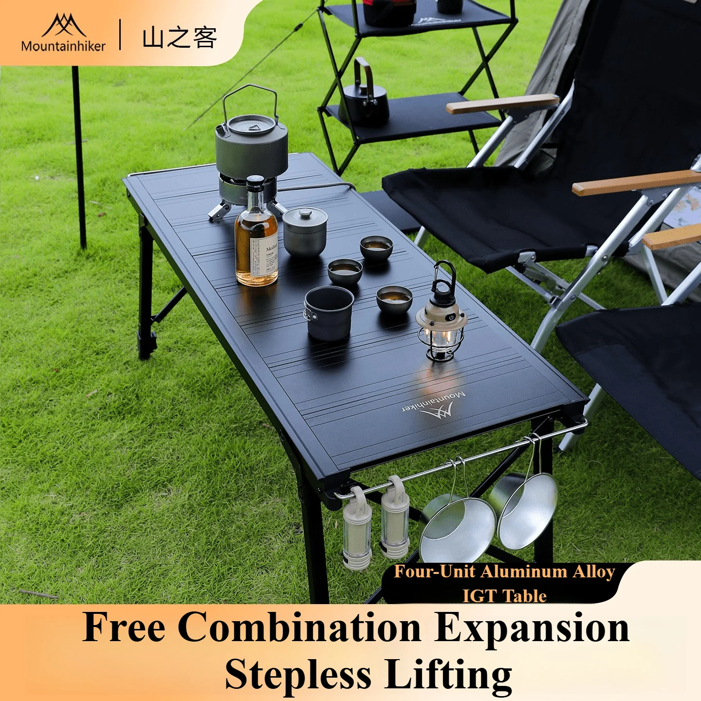 Outdoor Camping Burner - Mountainhiker Camping Opvouwbare Lift Verwijderbare Multi