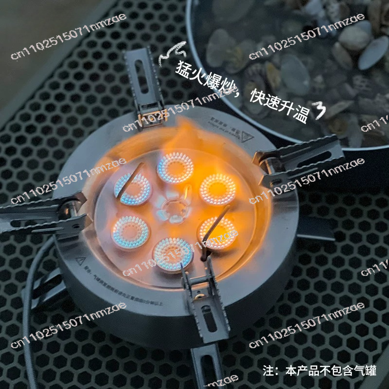 Outdoor Camping Burner - 14000W Star Flame Multi-Head Gasfornuis, Draagbare