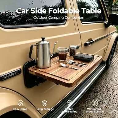 Outdoor Camping Folding Table - Snel op te zetten, aan de