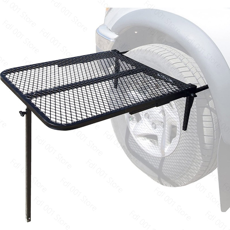Camp Table Folding - Campinggrill, opvouwbare metalen buitenbarbecuetafel