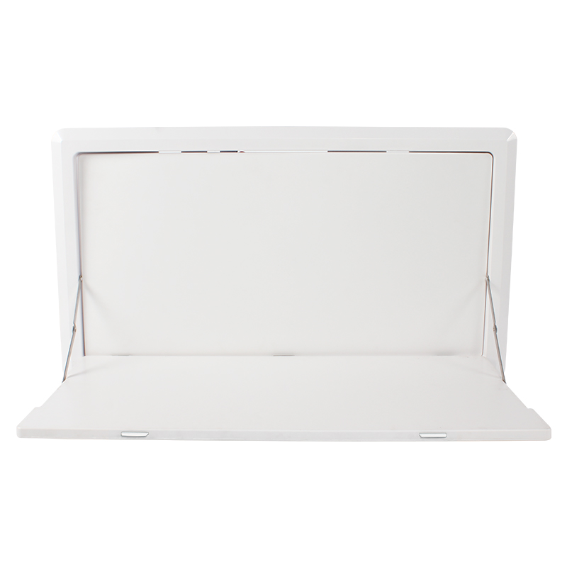 Camp Table Folding - Wit/Zwart 800*450*26mm RV Buitentafel met/zonder LED-verlichting