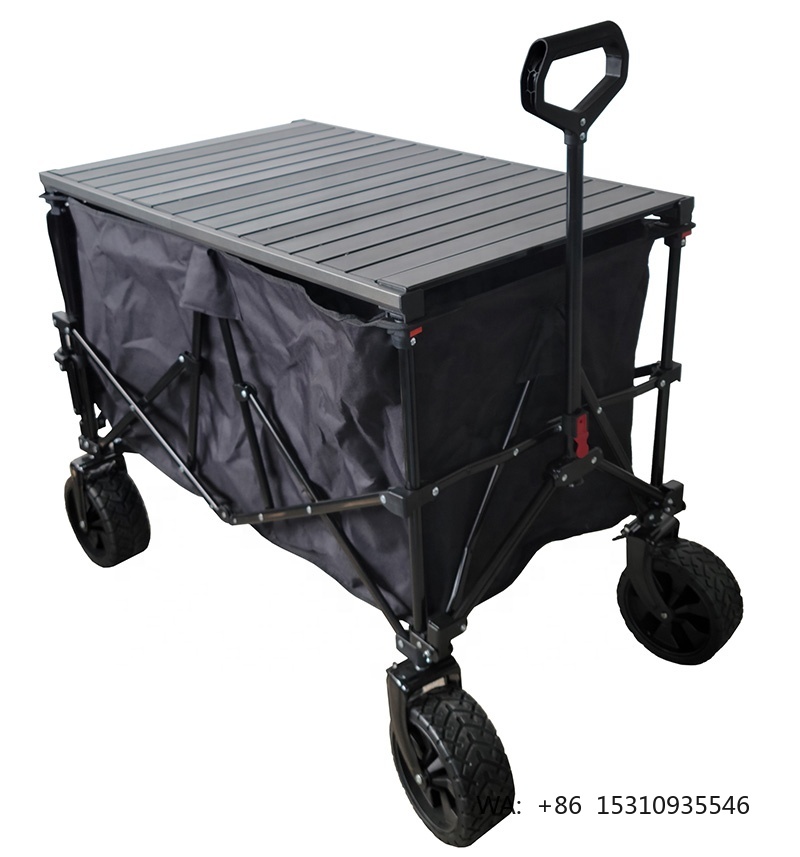 Camp Table Folding - ODM Groothandel Opvouwbare Wagen met Verstelbare