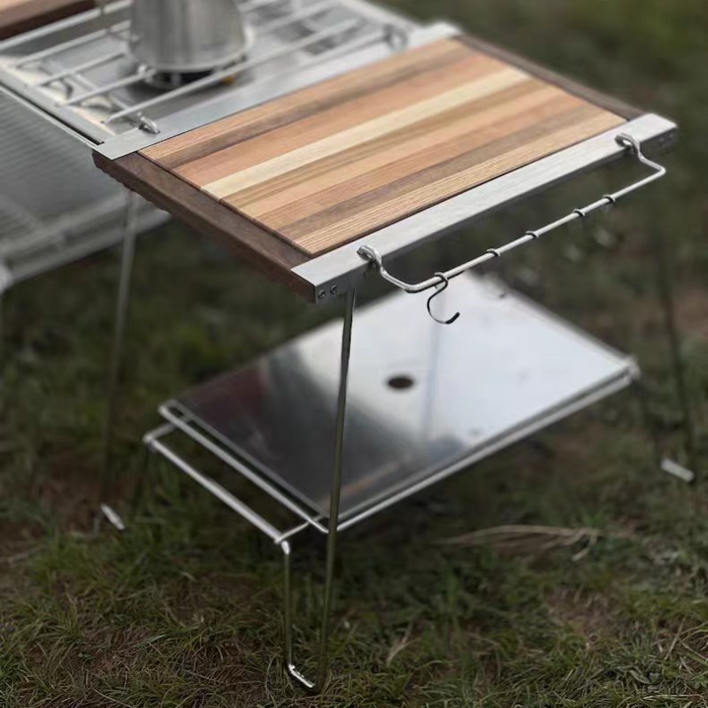 Camp Table Folding - Outdoor Camping IGT-tafel Eén eenheid Dubbellaagse