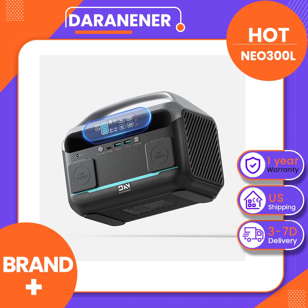 Camping Solar Lantern - Daranener NEO300L 350W Draagbare Power Station,