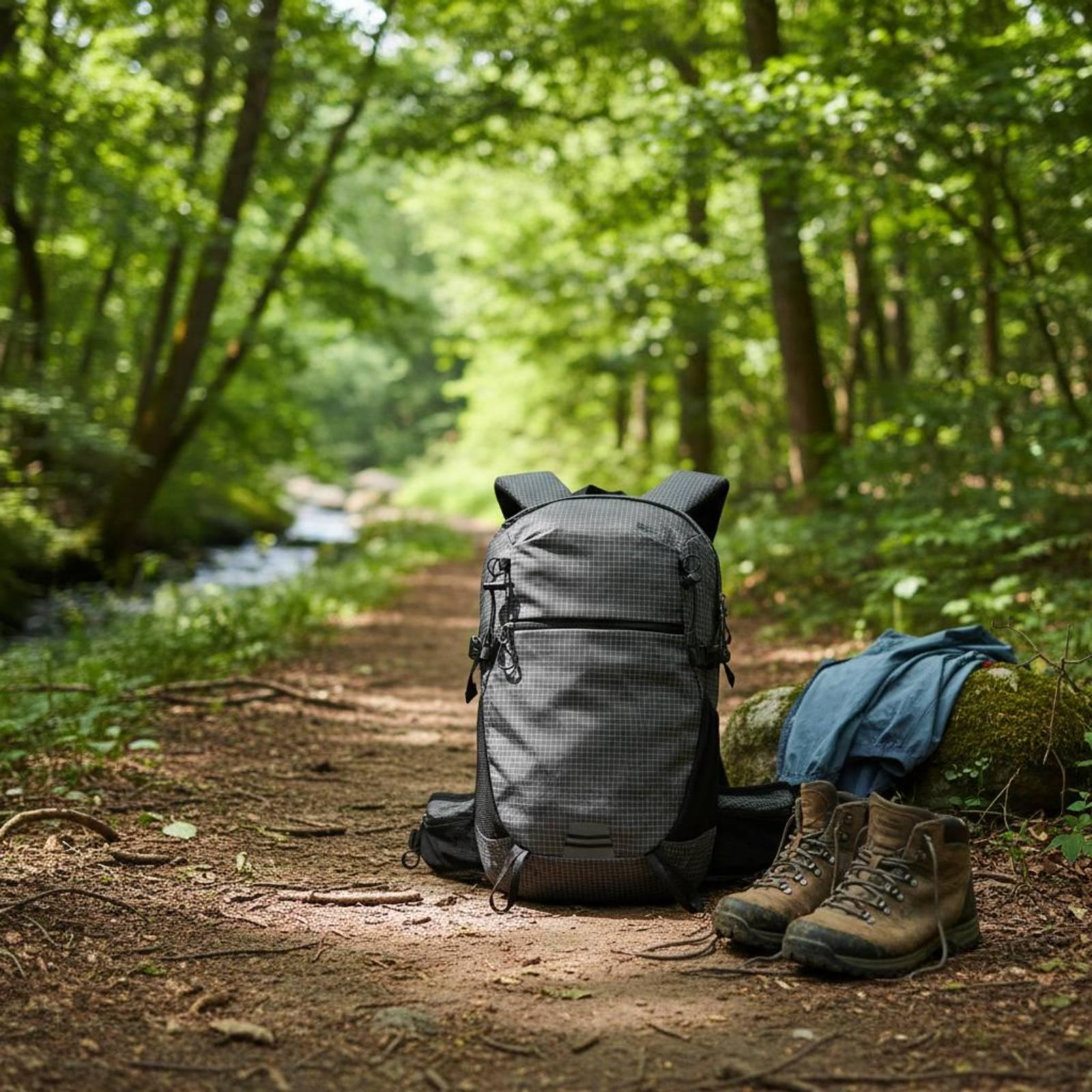 Outdoor Camping Backpack - Outdoor-wandelrugzak met compressieriemen, waterdichte dagrugzak voor
