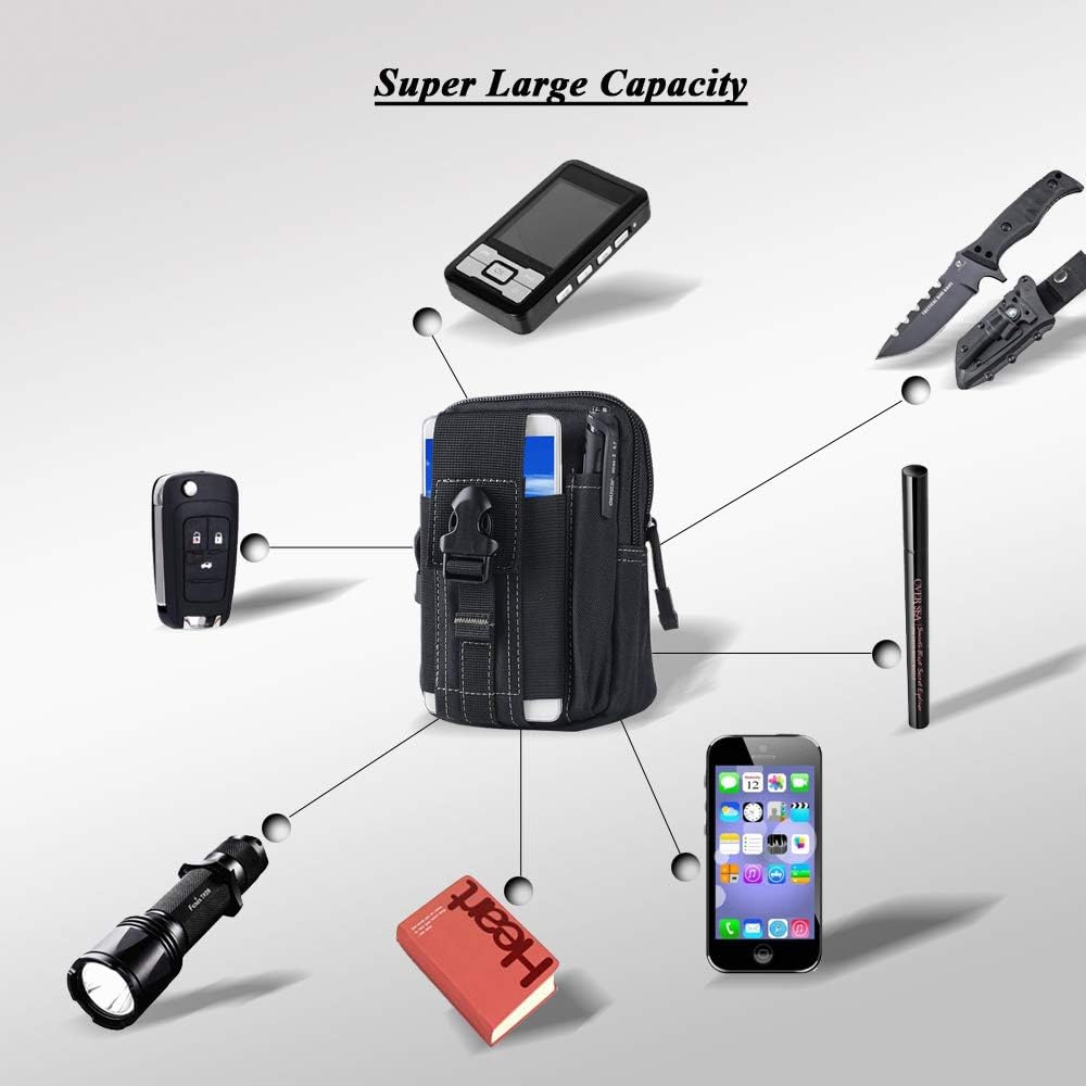 Tactische Molle Belt Pouch Mil - Outdoor Camping Backpack recensie en prijs