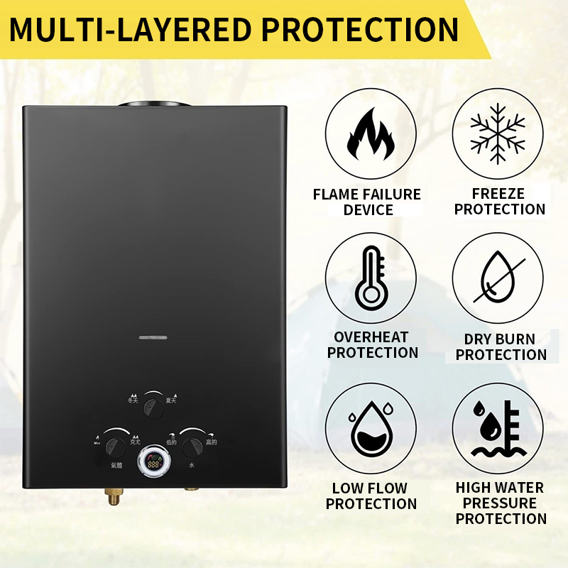 16L/18L/20L Instant-Heat gasbo - Outdoor Camping Water Heater recensie en prijs