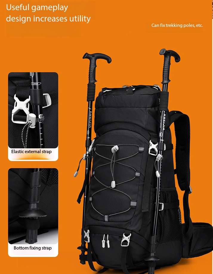 60L professionele wandelrugzak - Outdoor Camping Backpack recensie en prijs