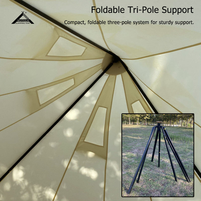 Outdoor katoenen bell tent zon - Outdoor Yurt Camping recensie en prijs
