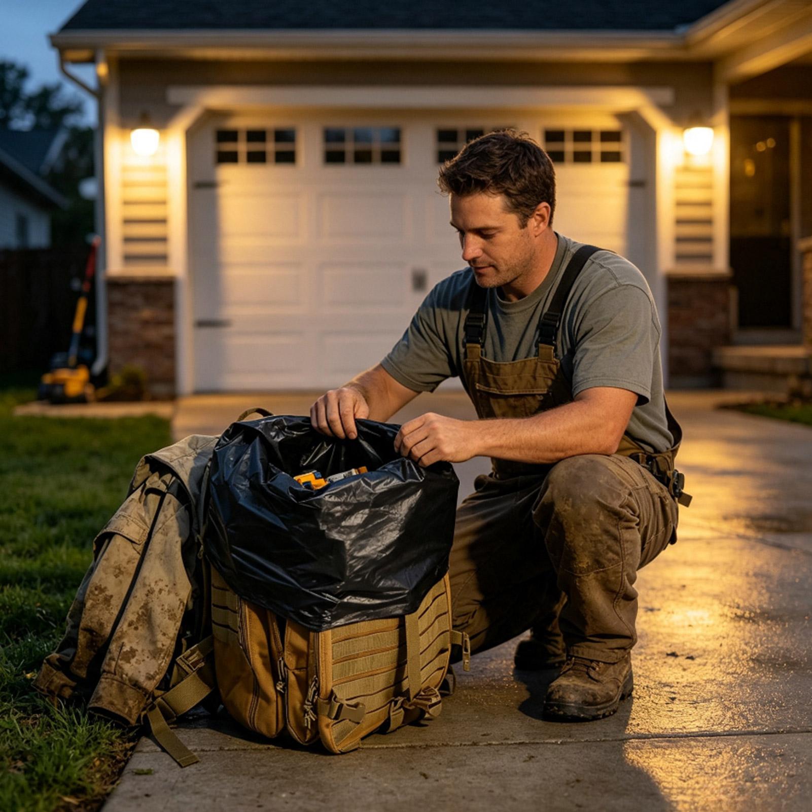 Waterdichte rugzakvoering, 10- - Outdoor Camping Backpack recensie en prijs