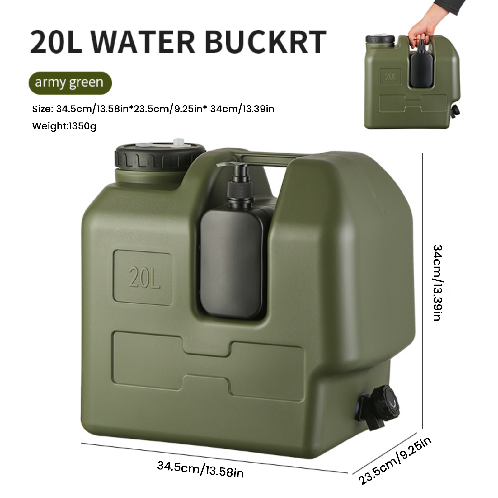 15/20L Draagbare Camping Water - Outdoor Camping Water Tank recensie en prijs