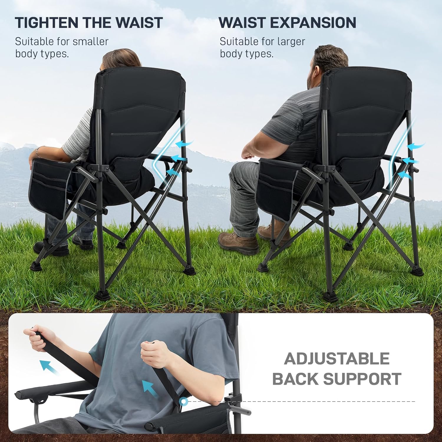 Zware, extra grote, opvouwbare - Camping Quad recensie en prijs