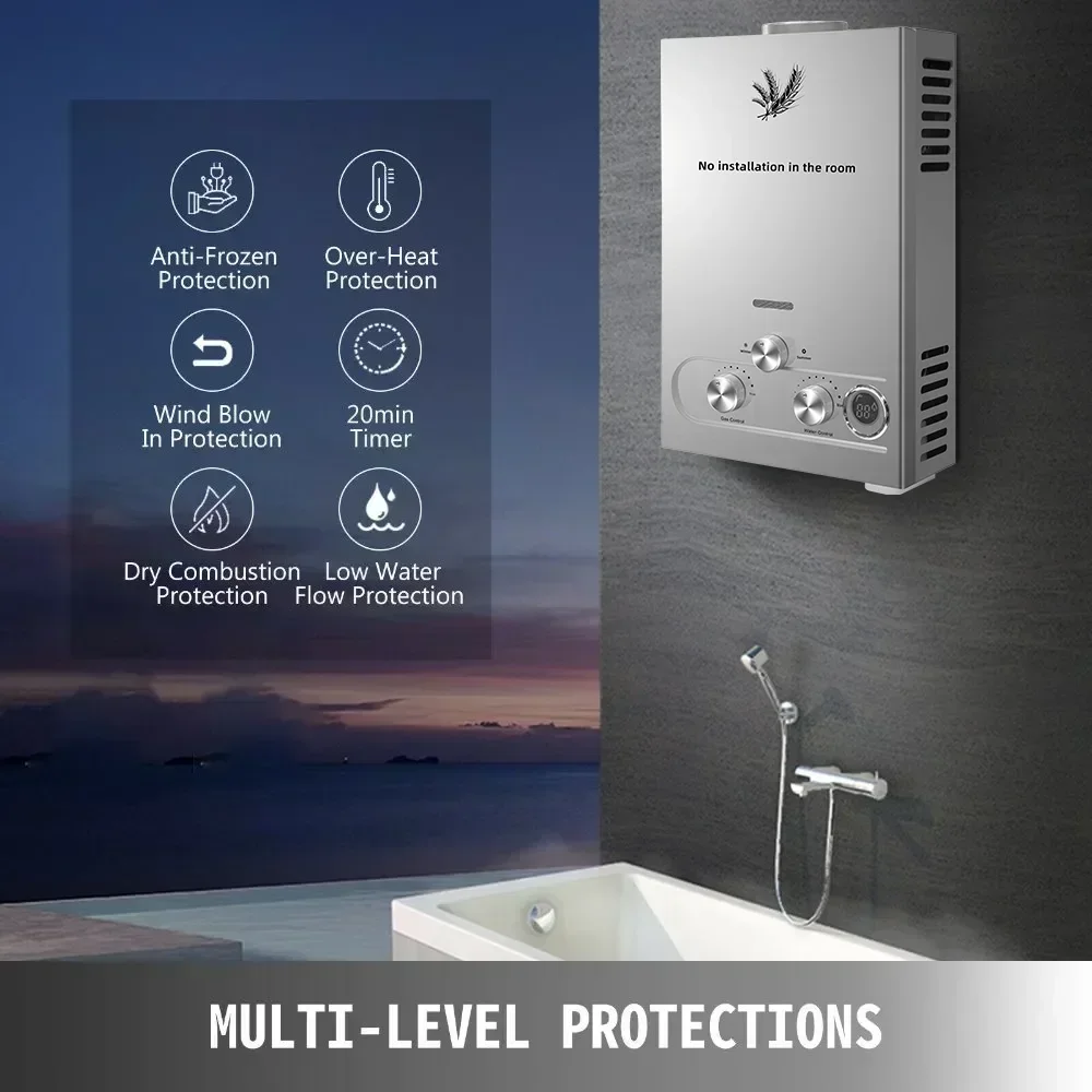 SIHAO 12L 16L 18L GPM LPG Gas  - Outdoor Camping Water Heater recensie en prijs