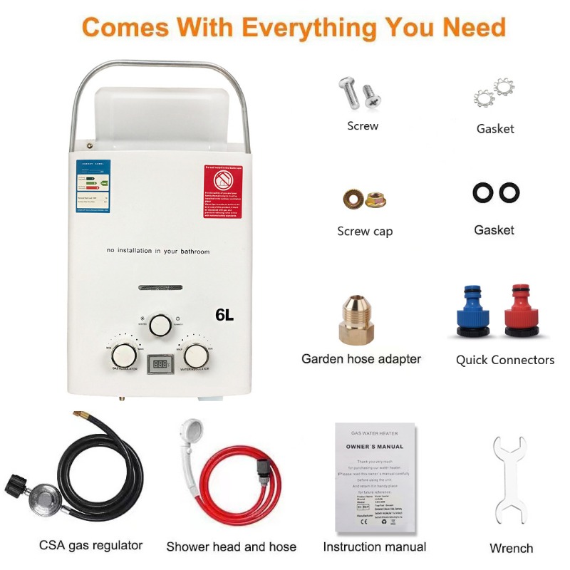 Buitenboiler voor camper, draa - Outdoor Camping Water Heater recensie en prijs