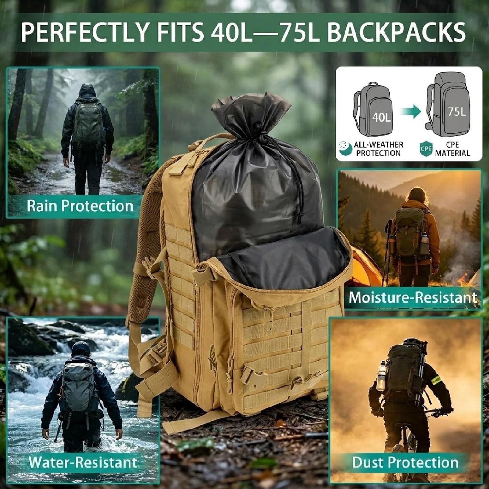 Waterdichte rugzakvoering, 10- - Outdoor Camping Backpack recensie en prijs