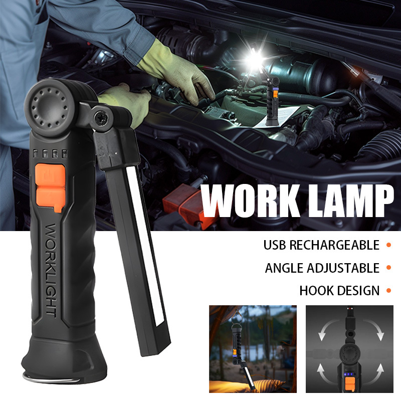 Draagbare COB LED-zaklamp USB  - Battery Outdoor Camping recensie en prijs