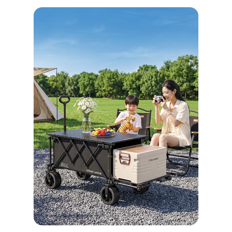 Opvouwbare campingwagen, inkla - Outdoor Camping Furniture recensie en prijs
