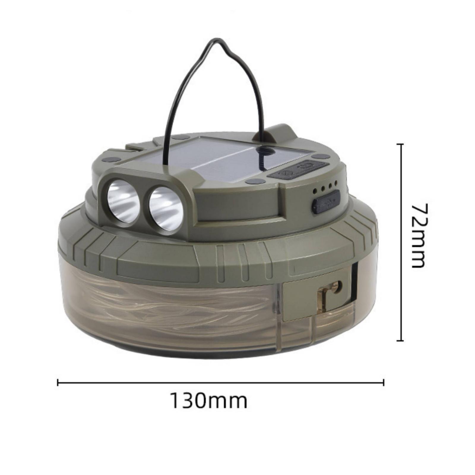 Lantaarn met dubbele LED zonne - Camping Solar Lantern recensie en prijs