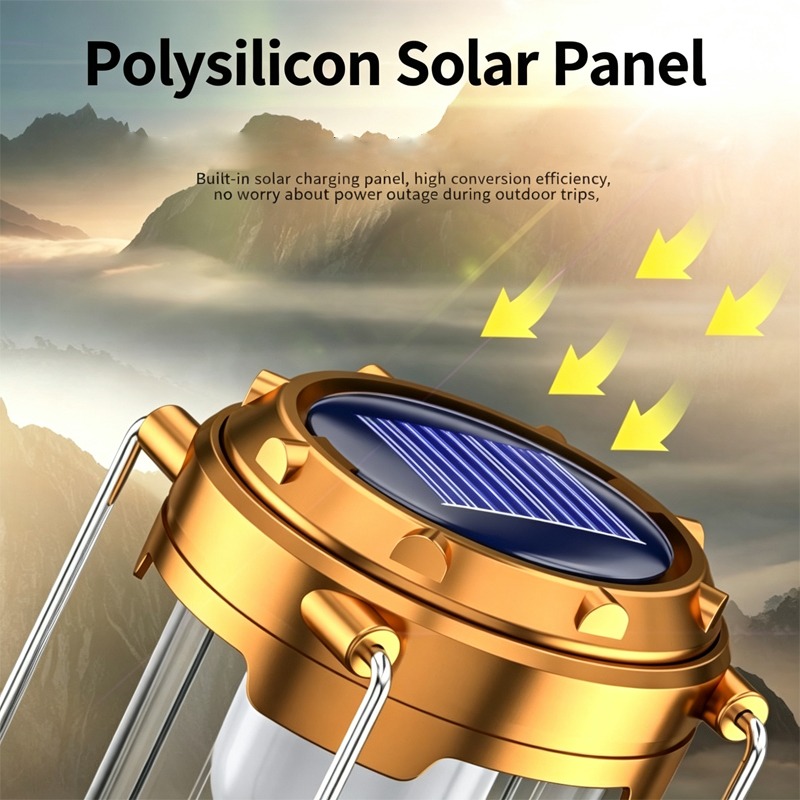 Zonne-campinglantaarn, oplaadb - Camping Solar Lantern recensie en prijs