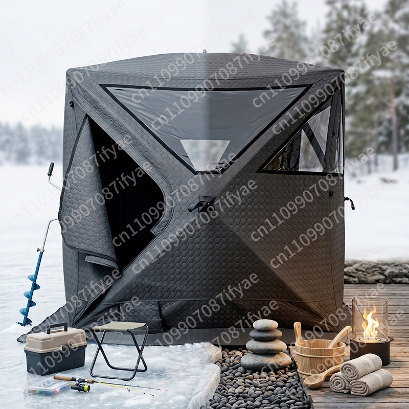 Buitensauna ijsvistent, draagb - Outdoor Camping Winter recensie en prijs