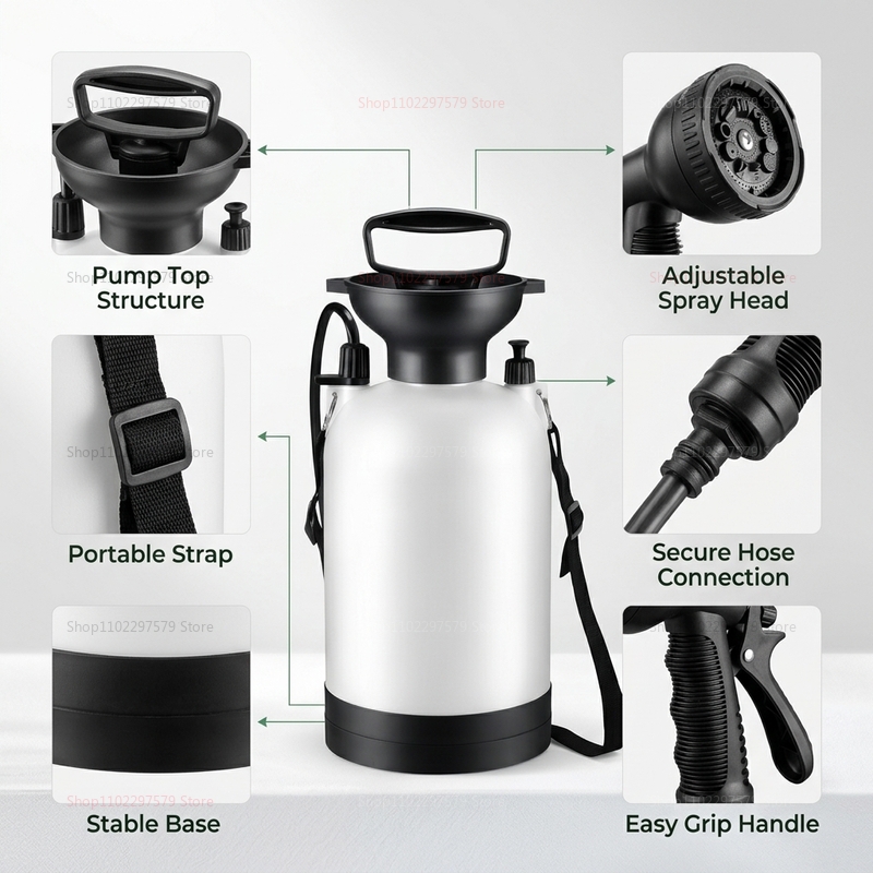 Draagbare Campingdouche 5L Han - Portable Camping Shower recensie en prijs