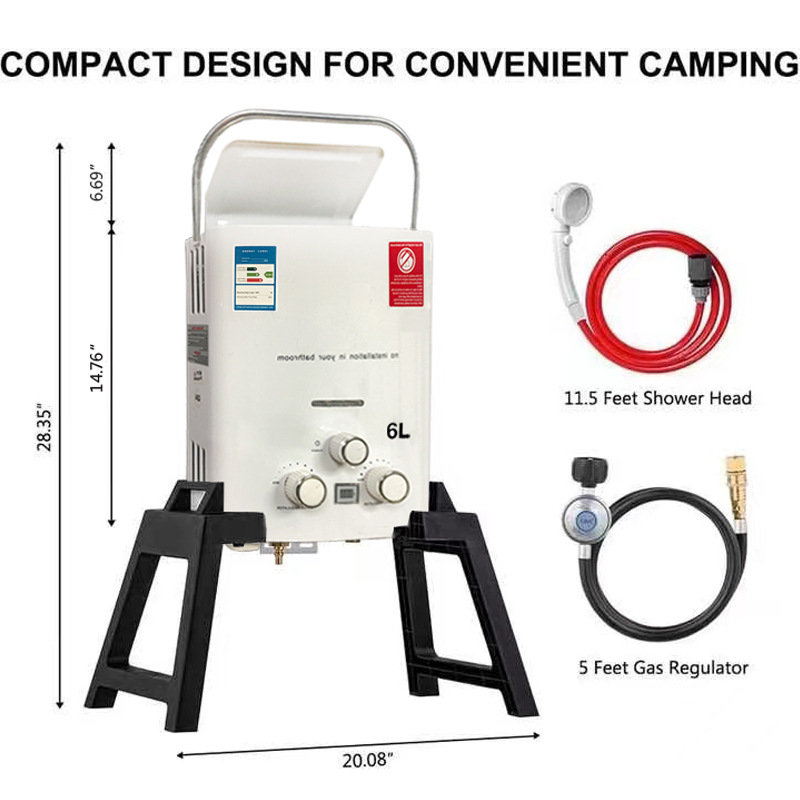 Nieuw model RV buitenboiler Dr - Outdoor Camping Water Heater recensie en prijs