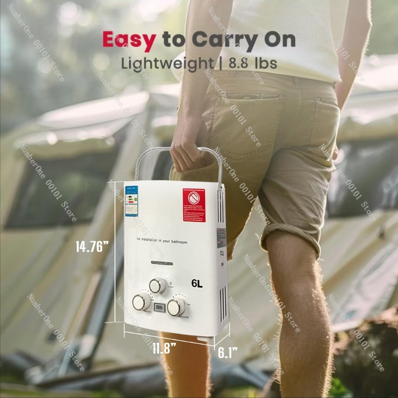 Propaan LPG Gas Tankless Boile - Outdoor Camping Water Heater recensie en prijs