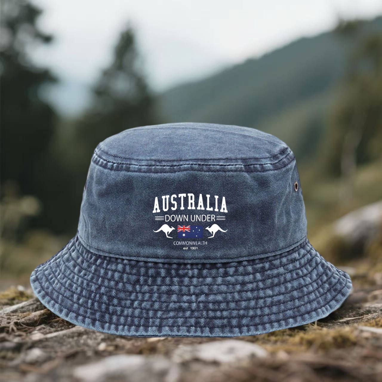Unisex bucket hat met 'AUSTRAL - Outdoor Camping Australia recensie en prijs
