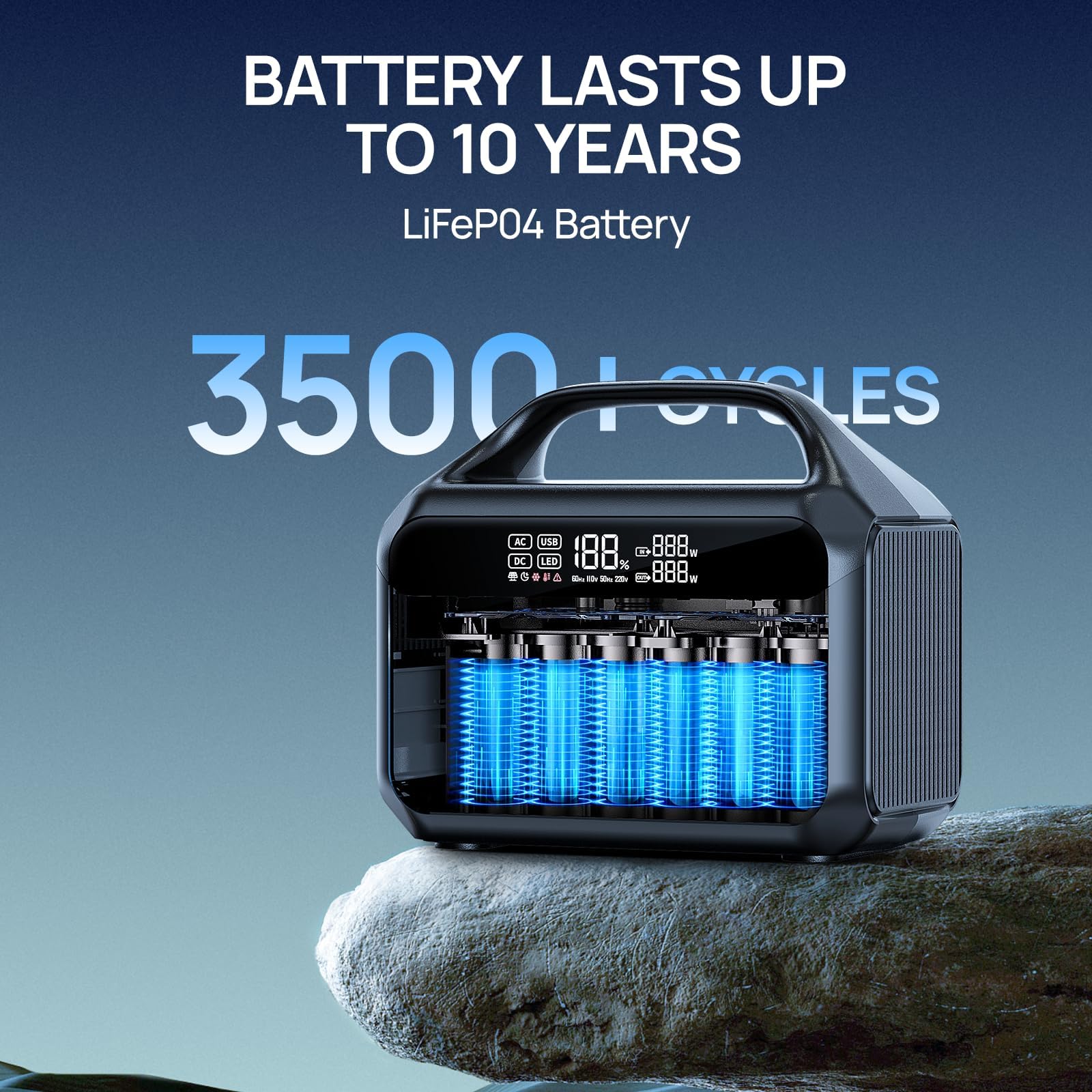 Daranener NEO300L 350W Draagba - Camping Solar Lantern recensie en prijs
