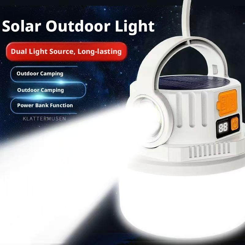 Zonne-campinglamp met dubbele  - Camping Solar Lantern recensie en prijs