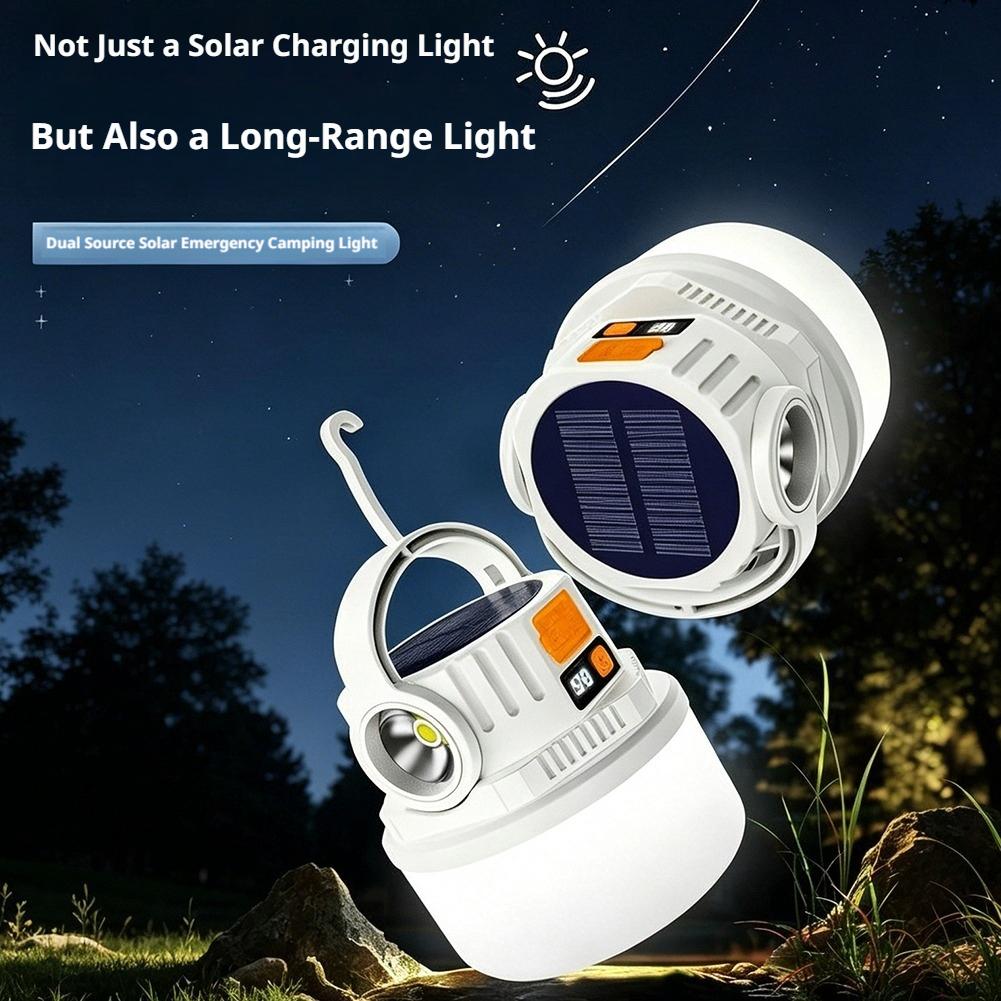 Zonne-campinglamp met dubbele  - Camping Solar Lantern recensie en prijs